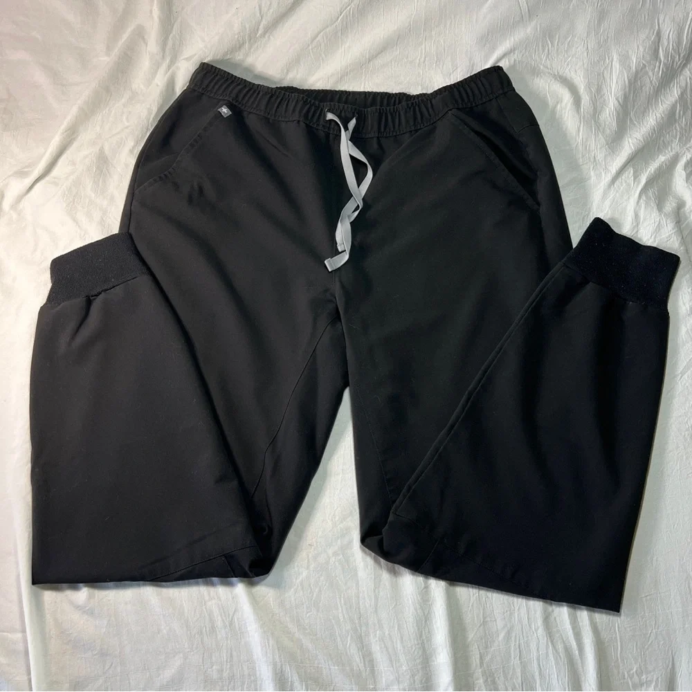 Figs Tansen Jogger Scrub Pants Black Men's Size L  MXXSW2004